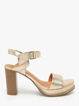 Sandales � Talon Jain En Cuir Mam'zelle Or women CSG1H03