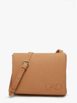 Sac Bandouli�re Brugge Cuir Nathan baume Marron n city 2