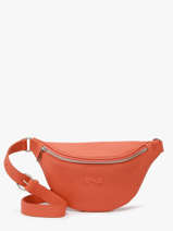 Sac Banane Small Derby Cuir Nathan baume Orange n city 25