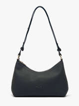 Sac Port� �paule Victoria Cuir Nathan baume Bleu victoria 91
