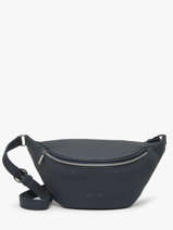 Sac Banane Large Derby Bis Cuir Nathan baume Bleu n city 22