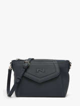 Leather Vanilla Crossbody Bag Nathan baume Blue candy 7