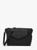 Sac Bandouli�re Vanilla Cuir Nathan baume Noir candy 7