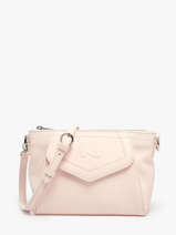 Sac Bandoulire Vanilla Cuir Nathan baume Rose candy 7