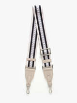 Bandouli�re De Sac Signature Nathan baume Beige n strap 1