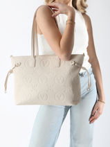 Shoulder Bag Samba Re Valentino Beige samba re VBS8ZG01-vue-porte