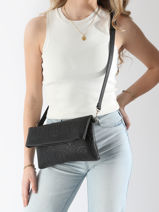 Sac Bandouli�re Samba Re Valentino Noir samba re VBS8ZG17-vue-porte