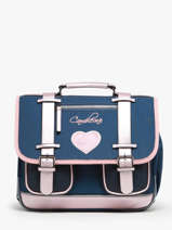 Wheeled Schoolbag 2 Compartments Cameleon Blue vintage fantasy PBVGCA35