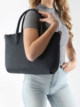 Sac � Main Tiny Cuir Nathan baume Bleu victoria 88-vue-porte