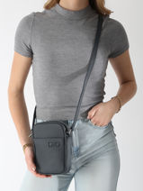 Shoulder Bag N City Leather Nathan baume Blue n city 5-vue-porte