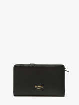 Leather Origami Wallet Lancel Black origami A13423