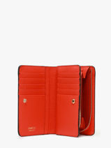 Portefeuille Rectangulaire Zipp� Ninon Cuir Lancel Orange ninon A11123-vue-porte