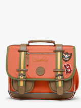 Satchel 2 Compartments Cameleon Orange vintage urban PBVBCA35