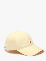 Casquette Tommy hilfiger Jaune th flag AM13160-vue-porte