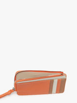 Porte-cartes Cuir Crinkles Multicolore caviar 14318C-vue-porte