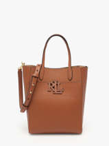 Sac Bandoulire Cameryn Cuir Lauren ralph lauren Marron cameryn 31966760