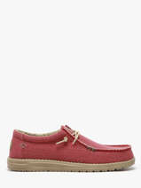 Moccasins Wally Braided Hey dude Red men 40003