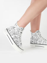 Sneakers Kampus Max Jorge Karl lagerfeld Blanc women KL60455-vue-porte