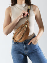 Sac Banane Mila louise Marron vintage 23689X-vue-porte