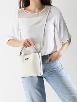 Sac Bandoulire K Ikon Karl lagerfeld Blanc k ikon A1W30468-vue-porte
