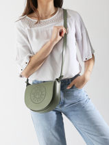 Sac Bandoulire K Circle Cuir Karl lagerfeld Noir k circle A1W30212-vue-porte