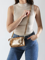 Shoulder Bag Vintage Leather Mila louise Brown vintage 2367XSRX-vue-porte