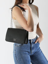 Crossbody Bag Ck Chain Calvin klein jeans Black ck chain K613177-vue-porte