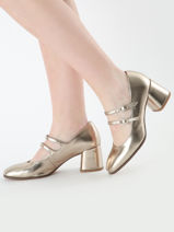 Pumps In Leather Tamaris Silver women 44-vue-porte