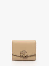 Portefeuille Lauren ralph lauren Beige cameryn 32966782