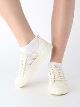 Sneakers Armistice Blanc women GANATAVE-vue-porte