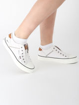 Sneakers Mustang Blanc women 1272402-vue-porte