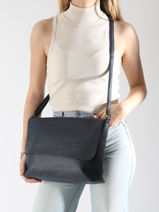 Shoulder Bag Soft Miniprix Blue soft MD5231-vue-porte