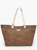 Sac Port paule Leopard Hindbag Marron leopard LE