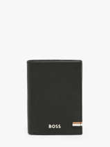 Portefeuille Porte-monnaie Iconic Cuir Hugo boss Noir iconic HLG421A