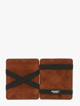 Portefeuille Cuir Maverick Marron the original MAVTO050-vue-porte