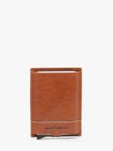 Card Holder Leather Maverick Brown rough gear MAVRG061