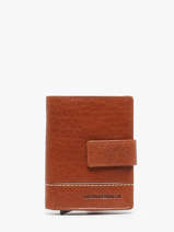 Checkholder With Card Holder Rough Gear Leather Maverick Brown rough gear MAVRG062