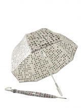 Parapluie Canne Isotoner Blanc parapluie 9357