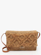Sac Bandouli�re L'atelier Du Crochet Raphia Le voyage en panier Beige l'atelier du crochet AM768