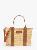 Handbag Estival Straw Le voyage en panier Brown estival PM779