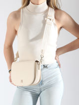 Shoulder Bag Th Logotape Tommy hilfiger White th logotape AW17184-vue-porte