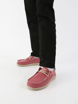 Mocassins Wally Braided Hey dude Vert men 40003-vue-porte