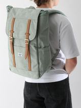 1 Compartment Backpack With 15" Laptop Sleeve Herschel Green classics 11397-vue-porte