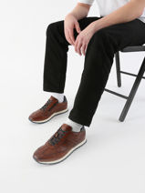 Sneakers Ivar En Cuir Bugatti Marron men 331ARX01-vue-porte