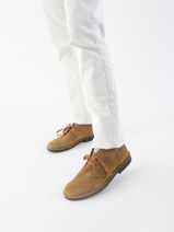 Boots Desert Clarks Beige men 26180840-vue-porte