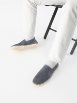 Mocassins Ilse jacobsen Bleu men TULIP140-vue-porte