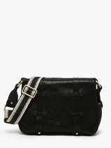 Shoulder Bag Vintage Leather Mila louise Black vintage 30172X