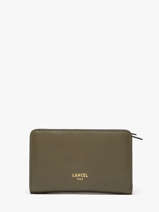 Leather Origami Wallet Lancel Green origami A13423