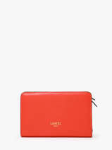 Leather Origami Wallet Lancel Orange origami A13423