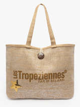 Shoulder Bag Panama Paper Les tropeziennes Beige panama TZ01